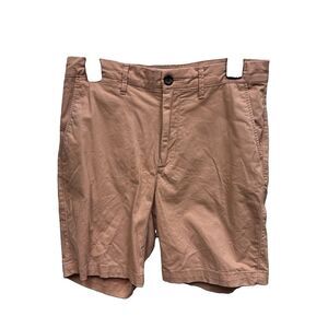Goodfellow Linden Shorts Men 28X7” Salmon Cotton Blend Pockets Zip Buttons